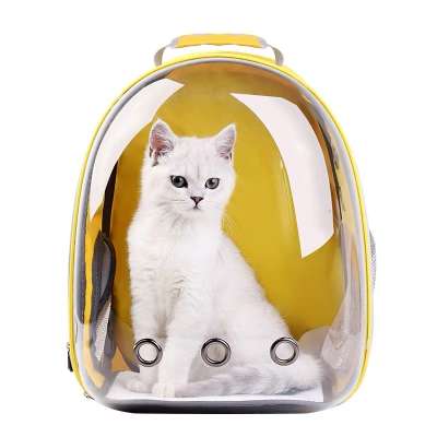 HQP-WC034 HongQiang 3D Outdoor Breathable Transparent Portable Pet Space Capsule Cat Dog Carrier Backpack