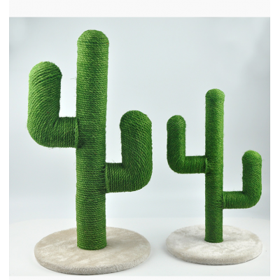 Wholesale Cat Scratching Tree Sisal Cactus Cat Scratcher Post Cat Tree