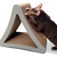 Wholesale OEM 3-Sided Vertical Cat Scratching Post Ultimate Cat Scratcher With Multi Sizes